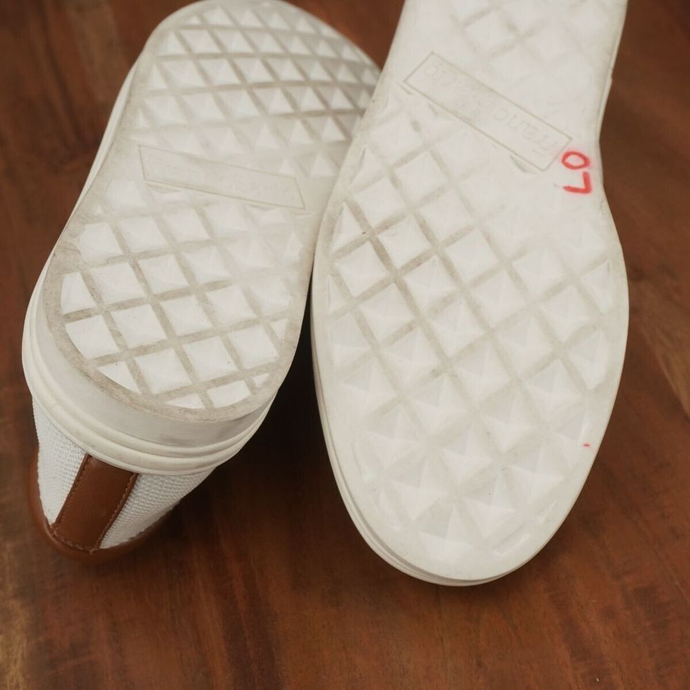 Franco Sarto Womens Lumiere Sneakers Shoes White Suede Mesh Lace Up 7.5M - Picture 10 of 10